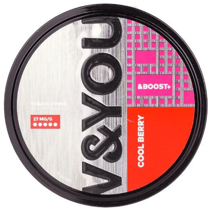 V&YOU Boost+ Cool Berry – 27 mg/g