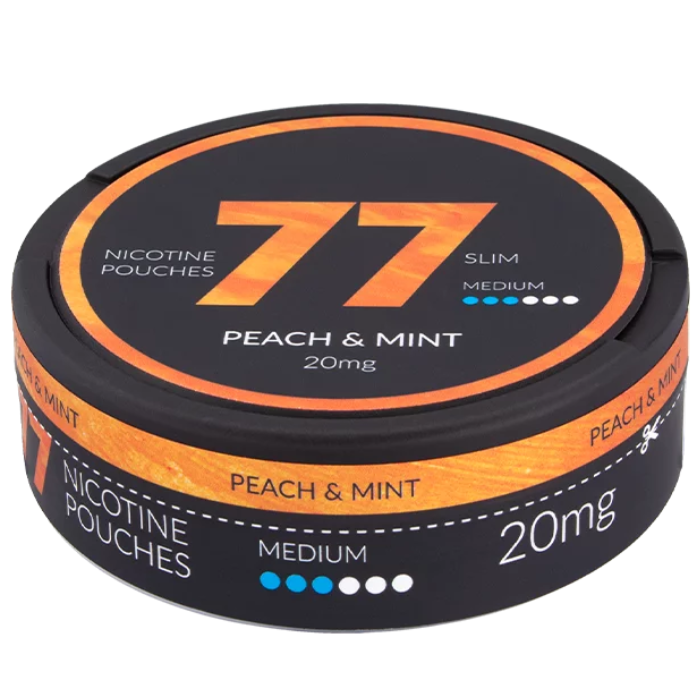 77 POUCHES Peach & Mint