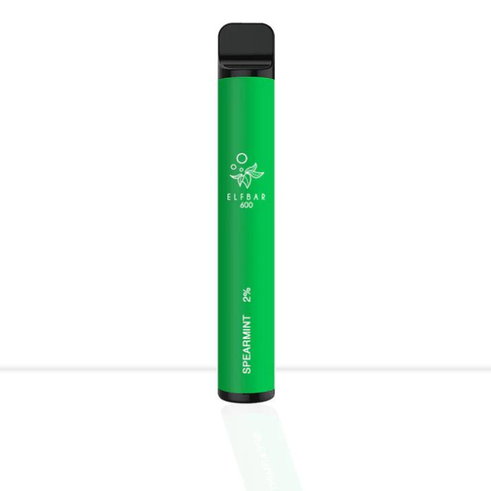 Elf Bar 600 Spearmint Disposable Vape (600 Puffs)