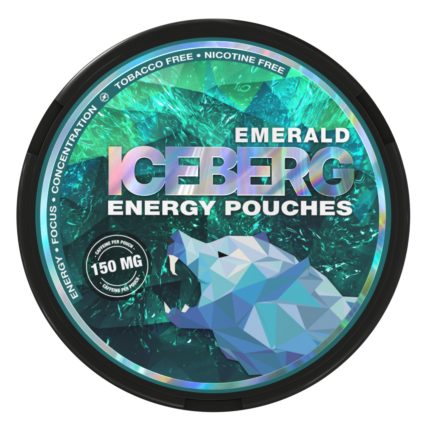 ICEBERG Energy Pouches Emerald 150mg | Pouches.eu