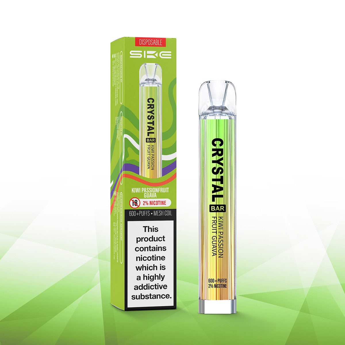SKE Crystal Bar - Kiwi Passion Fruit Guava (Exotic)