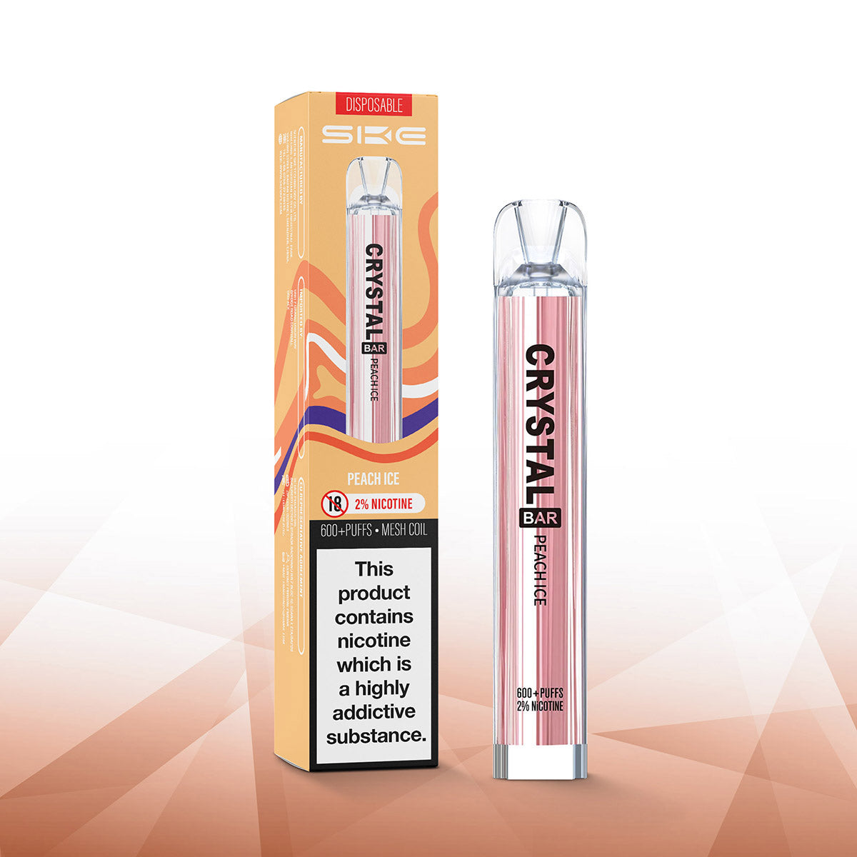 SKE Crystal Bar - Peach Ice (Peach)