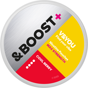 V&YOU Boost+ Cool Berry – 27 mg/g