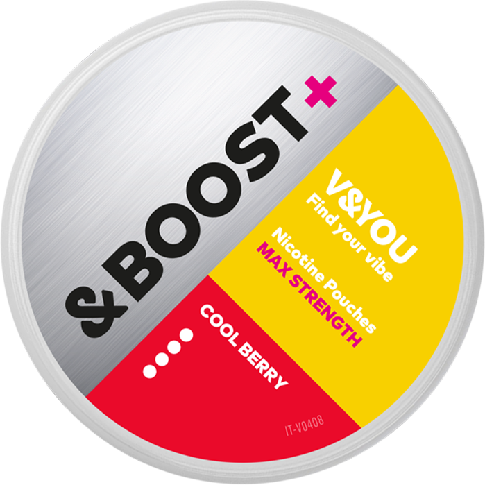 V&YOU Boost+ Cool Berry – 27 mg/g