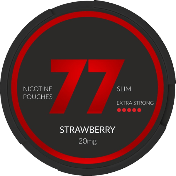 77 POUCHES Strawberry – 20mg/g