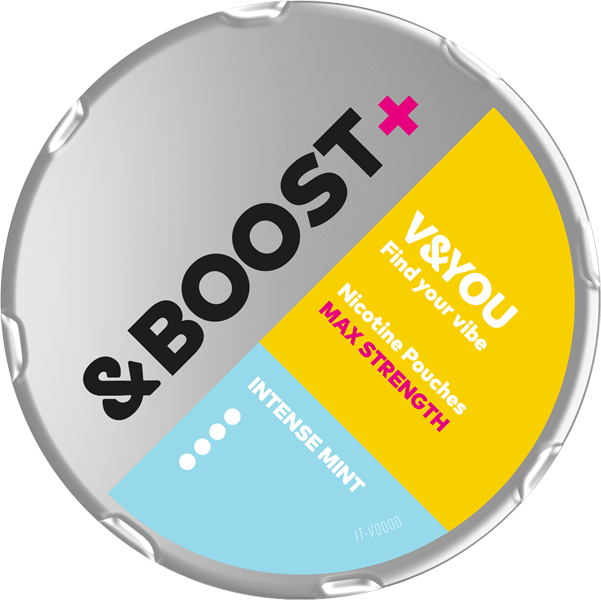 V&YOU Boost+ Intense Mint – 27 mg/g