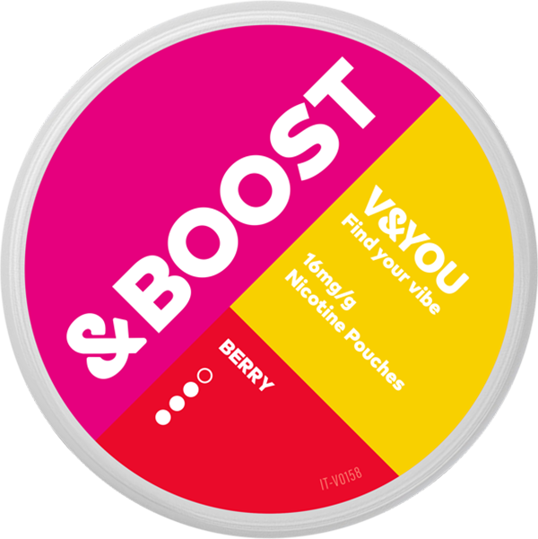 V&YOU &Boost Berry – 16mg/g