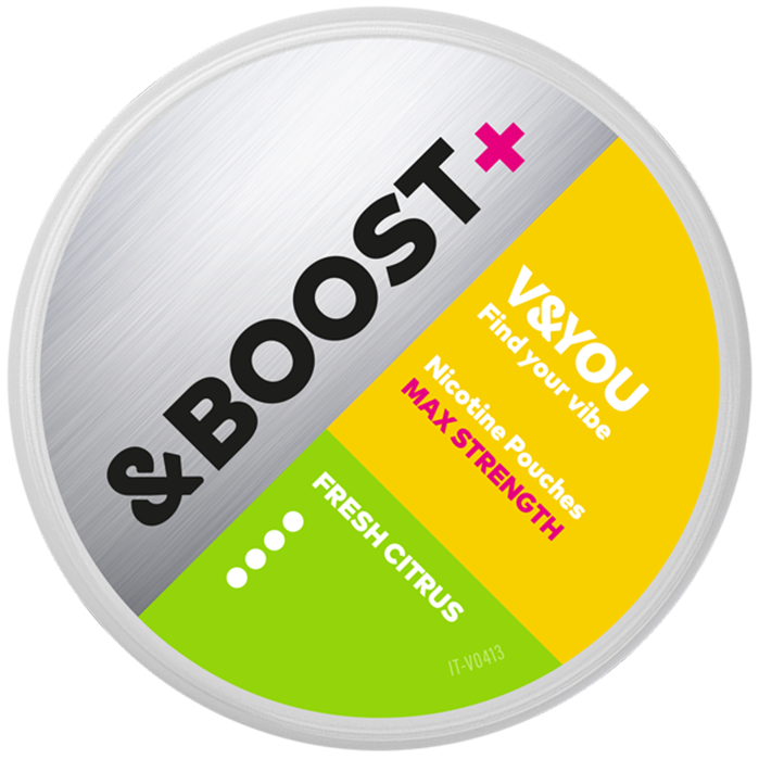 V&YOU &Boost+ Fresh Citrus – 27mg/g