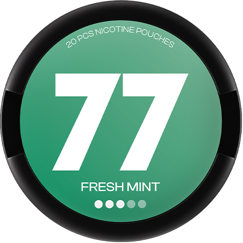 77 POUCHES Fresh Mint – 20mg/g