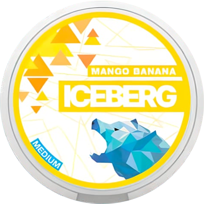 Iceberg Mango Banana snus pouches - 20mg/g