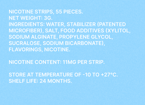ICEBERG Nicotine Cotton Strips - Peach