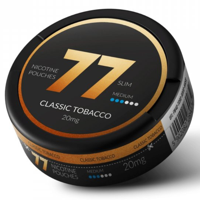 77 POUCHES Classic Tobacco – 20mg/g