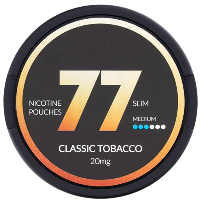 77 POUCHES Classic Tobacco – 20mg/g