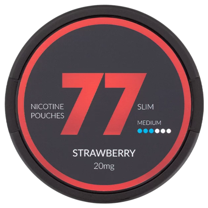 77 POUCHES Strawberry – 20mg/g