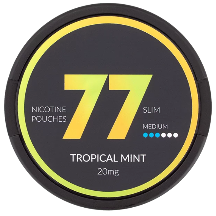 77 POUCHES Tropical Mint – 20mg/g