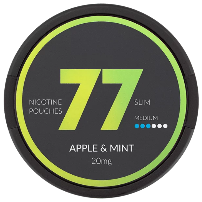 77 POUCHES Apple & Mint – 20mg/g