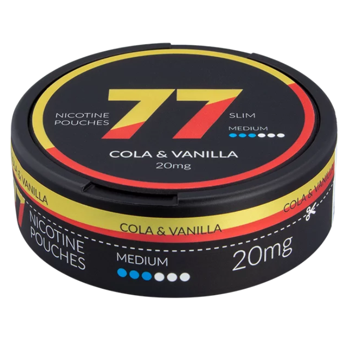 77 POUCHES Cola & Vanilla – 20mg/g