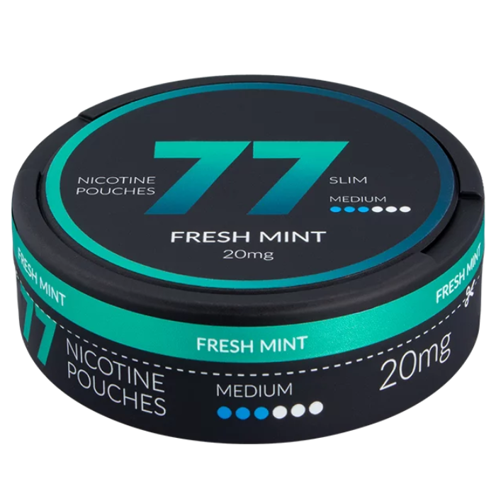 77 POUCHES Fresh Mint – 20mg/g