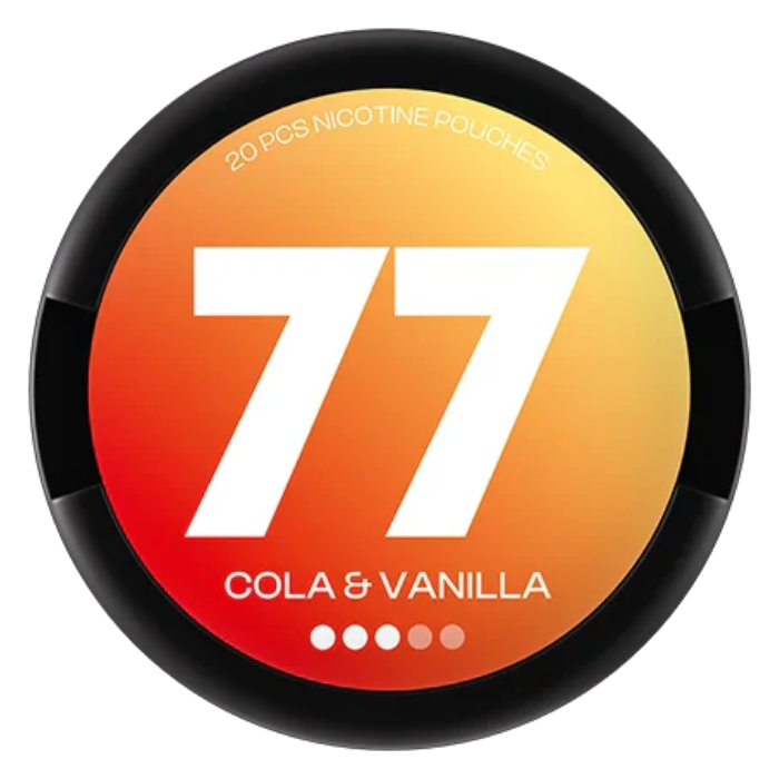 77 POUCHES Cola & Vanilla – 20mg/g