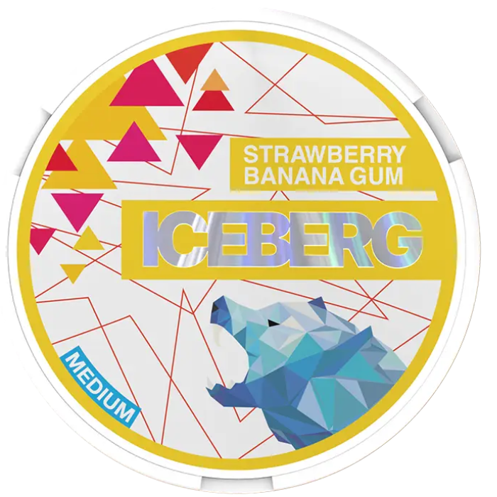 ICEBERG Strawberry Banana Gum Strong