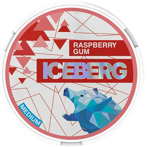 ICEBERG Raspberry Gum Medium | Pouches.eu