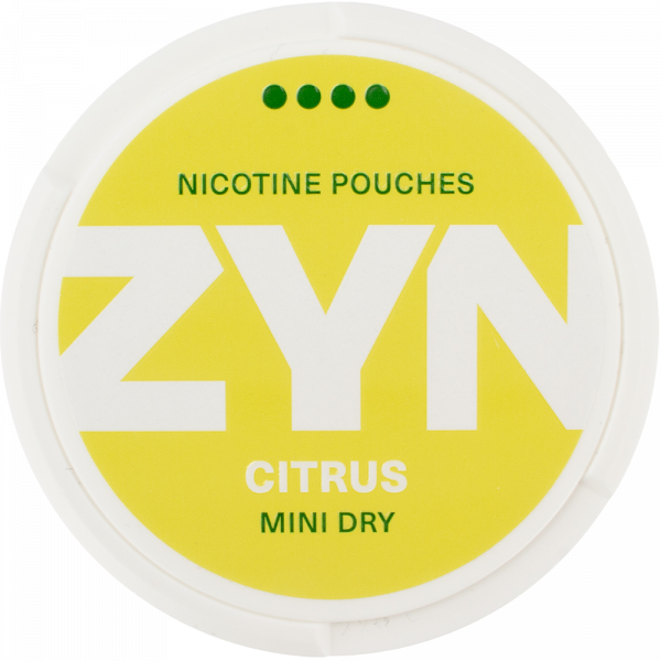 ZYN Citrus Mini Dry Normal – 15mg/g (6mg/pouch)