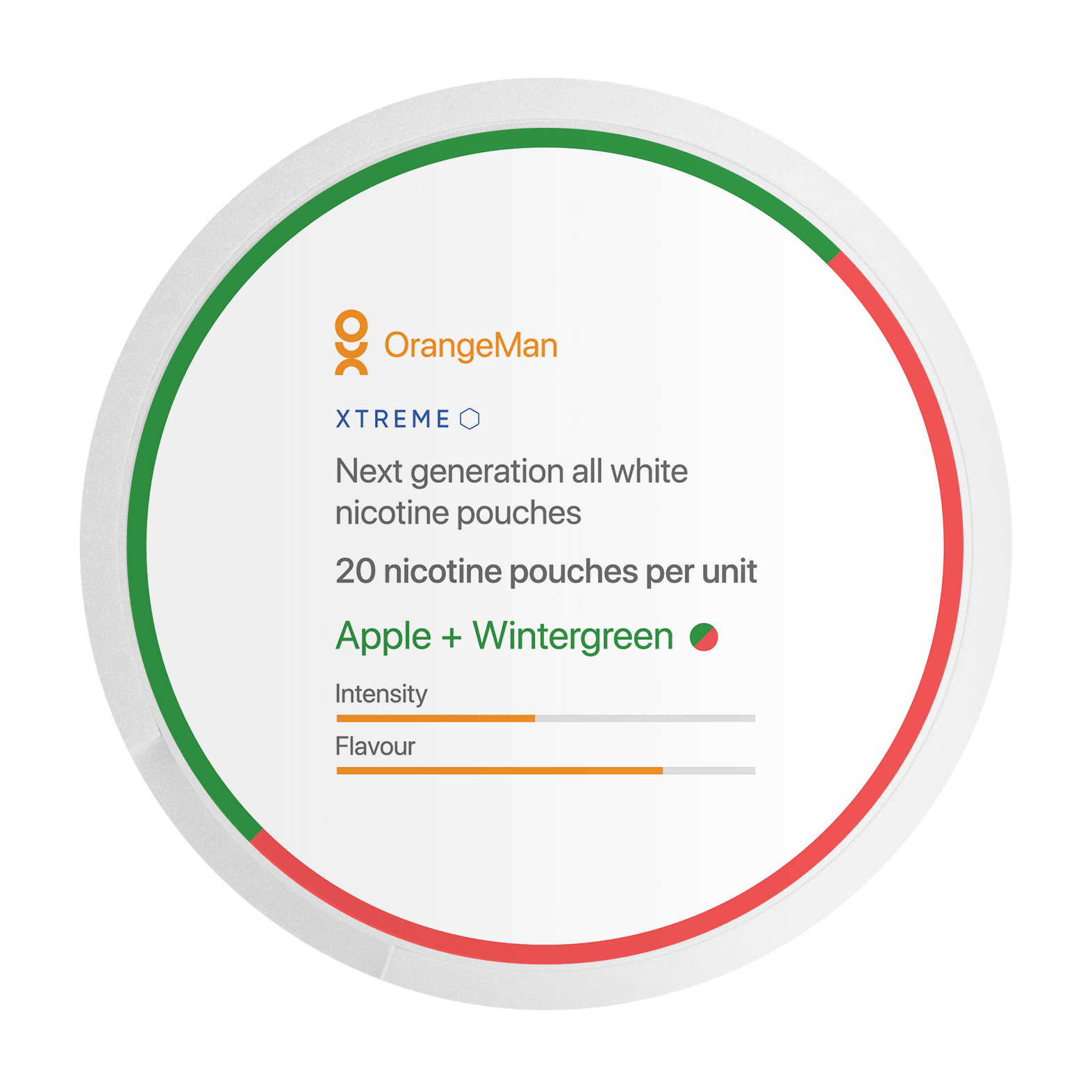 OrangeMan Apple + Wintergreen – 16mg/g