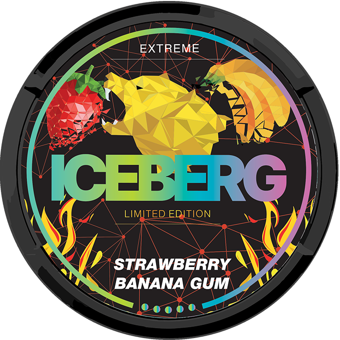 Iceberg Limited Edition Strawberry Banana Gum