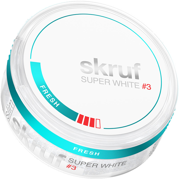SKRUF Super White #3 Fresh – 12mg/g