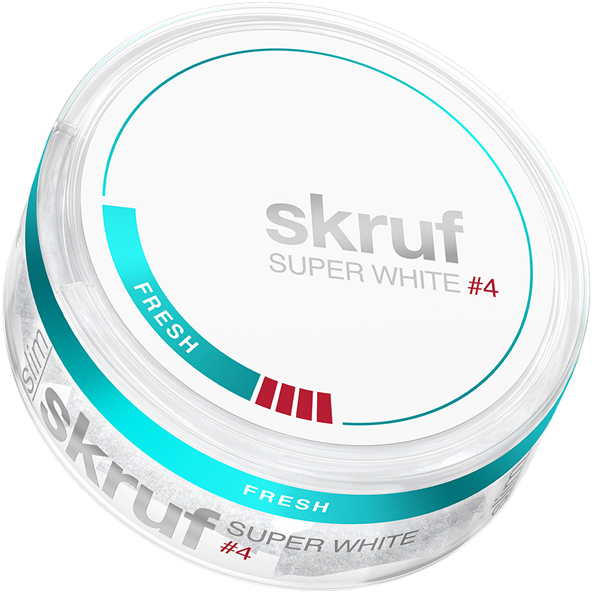 SKRUF Super White #4 Fresh – 18mg/g