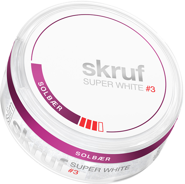 SKRUF Super White #3 Solbær