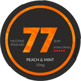 77 POUCHES Peach & Mint – 20mg/g