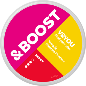 V&YOU &Boost Berry – 16mg/g