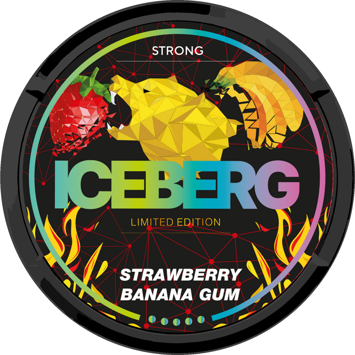 ICEBERG Strawberry Banana Gum Strong