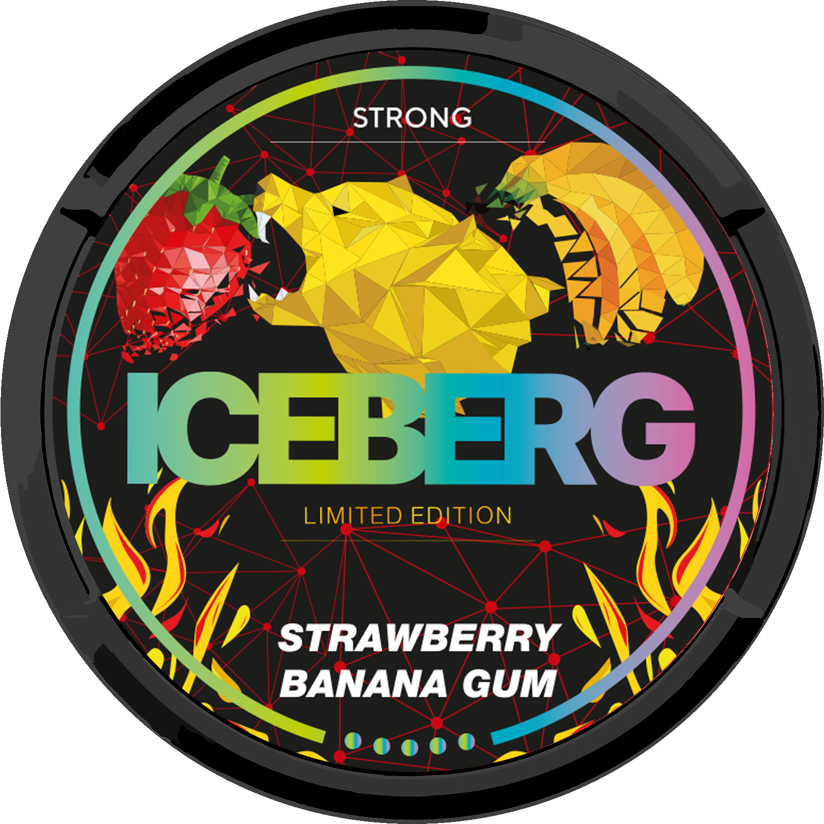 ICEBERG Strawberry Banana Gum Strong