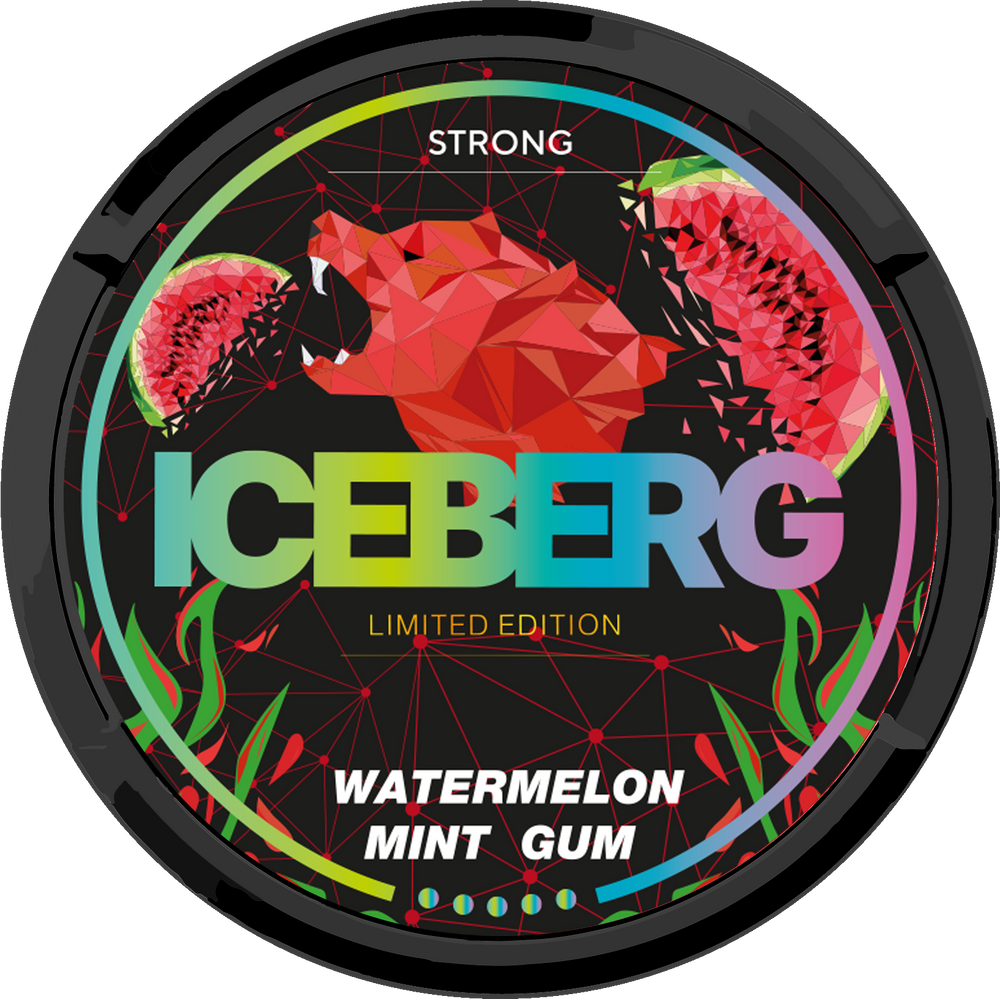 ICEBERG Watermelon Mint Gum Strong